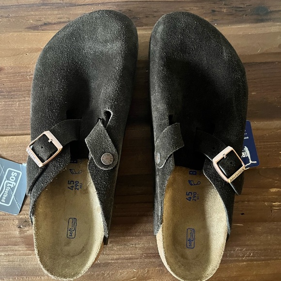 New Birkenstock Boston soft suede size 11 in men’s (45) - Picture 2 of 7
